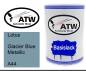 Preview: Lotus, Glacier Blue Metallic, A44: 500ml Lackdose, von ATW Autoteile West.